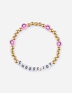 Choose Joy Letter Bracelet