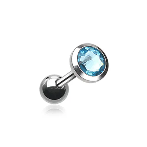 Classic Bezel Stud Body Jewellery. Labret, Monroe, Tragus and Cartilage Earrings.