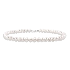 Classic White Pearl Necklace