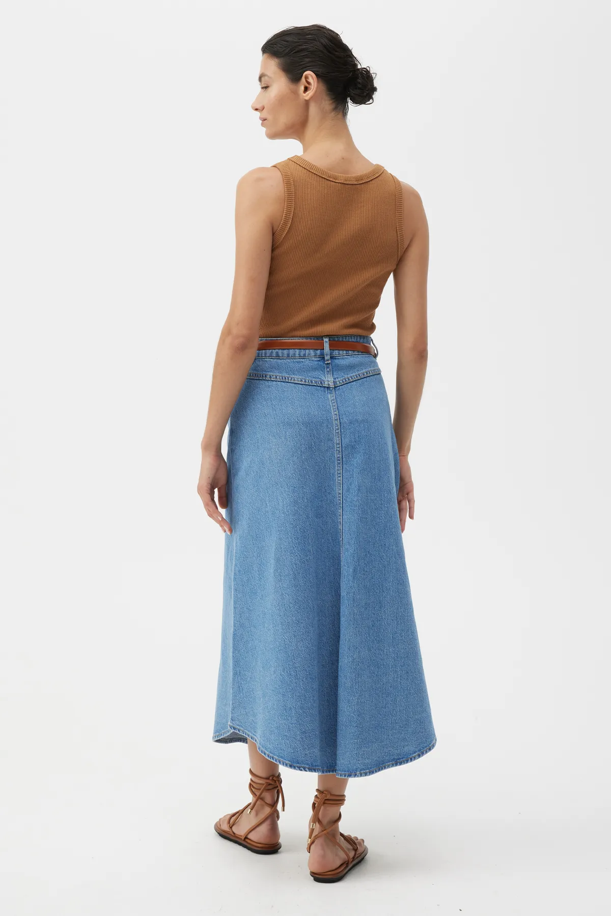 CLOVELLY DENIM SKIRT