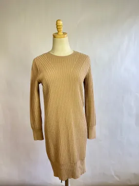 Club Monaco Tan Knit Dress (XS)