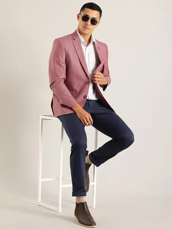 Constructed Solid Casual Blazer