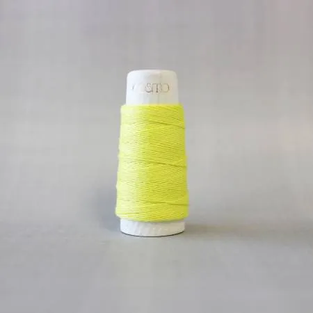 Cosmo Hidamari Sashiko Solid Thread 30 Meters Lemon # 88-012