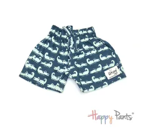 Curious Croc Blue Shorts for Boys