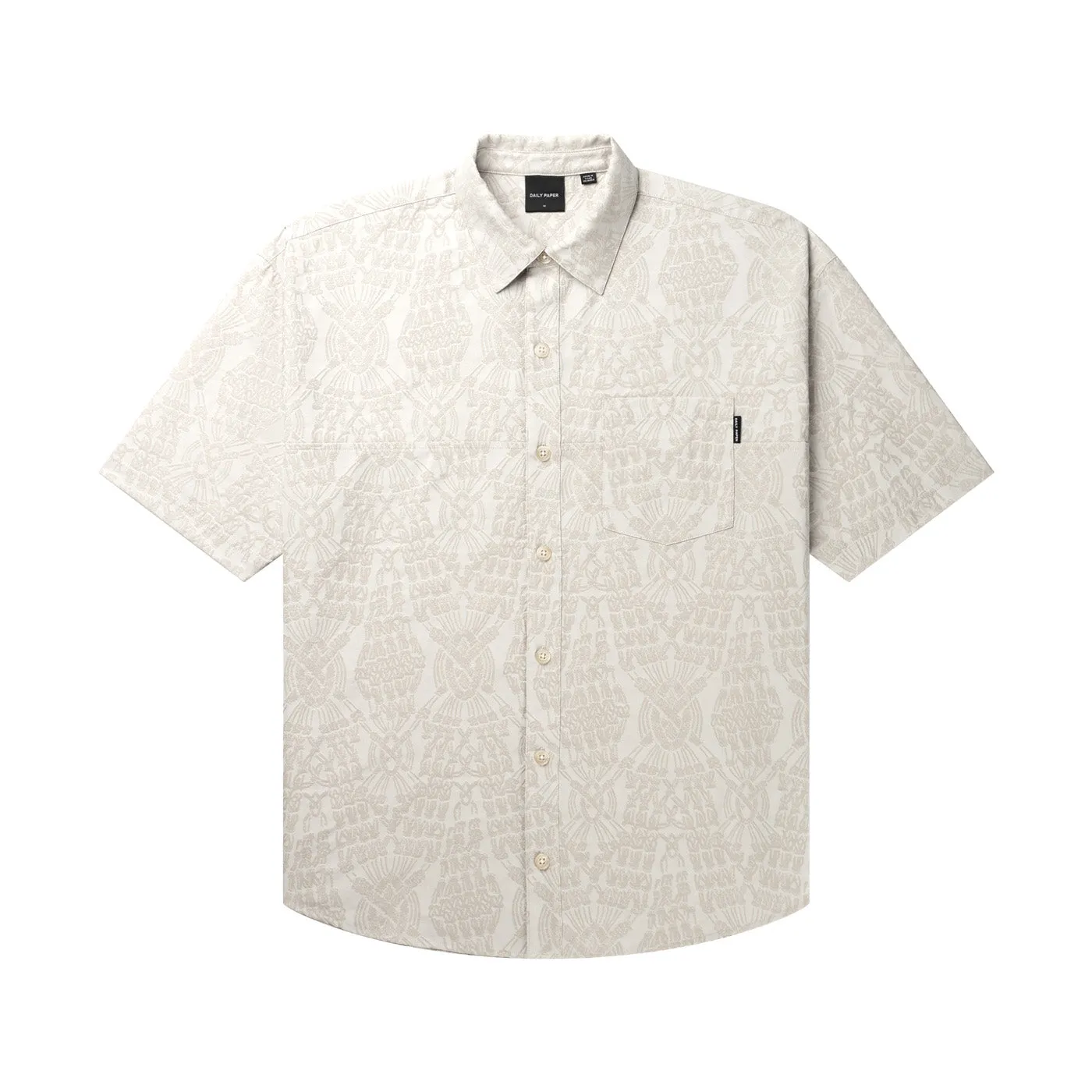 Daily Paper Macrame Jacquard Relaxed Shirt - Beige