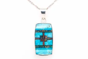 David Rosales Rectangular Stardust Pendant