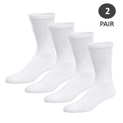 Diabetic Crew Socks (2 Pair)