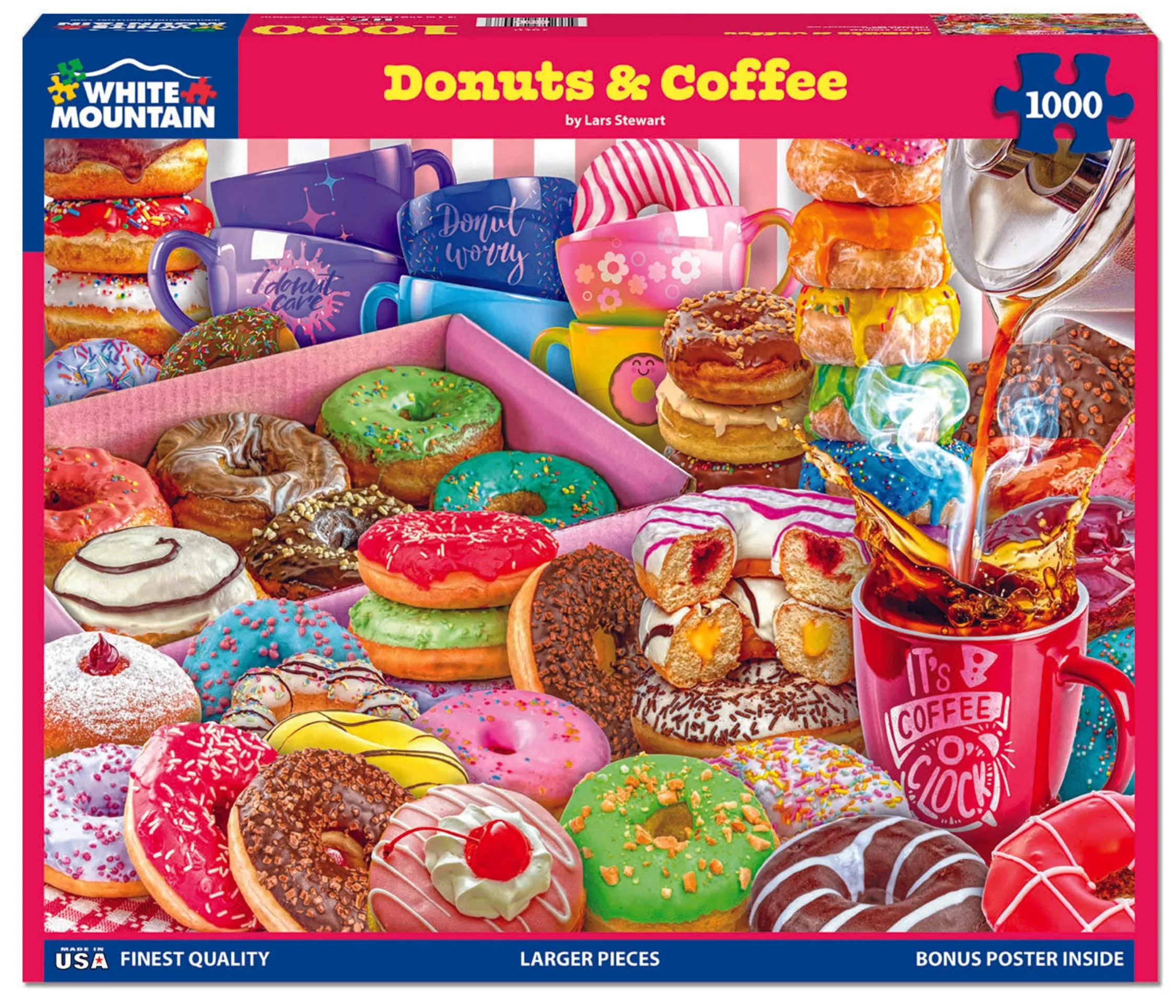 Donuts & Coffee Jigsaw Puzzle - 1000 Piece