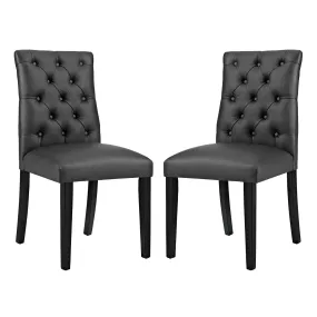 Duchess Dining Chair Vinyl Set of 2