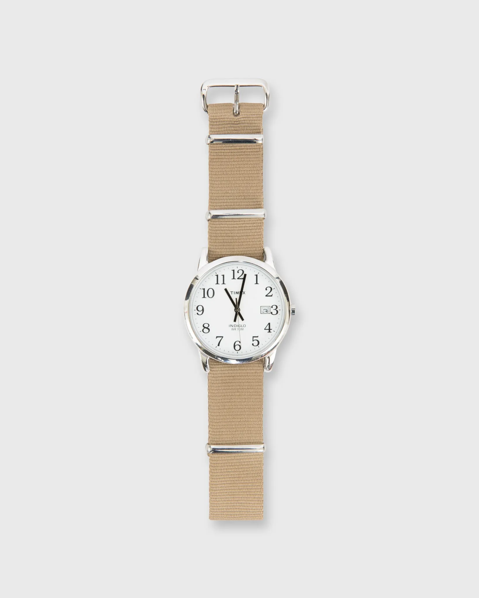 Easy Reader Watch in White/Silver