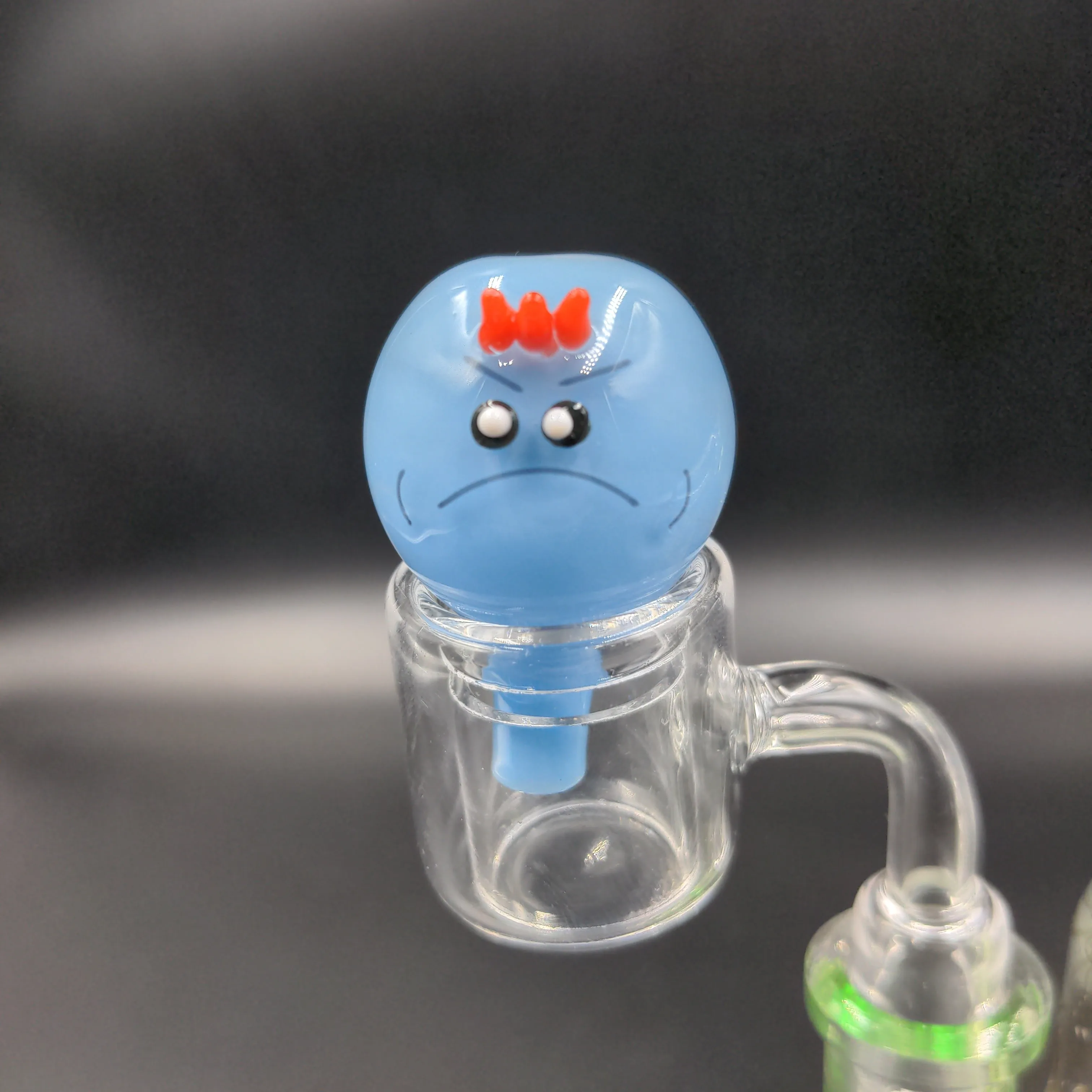 Empire Glassworks Blue Twins Bubble Cap