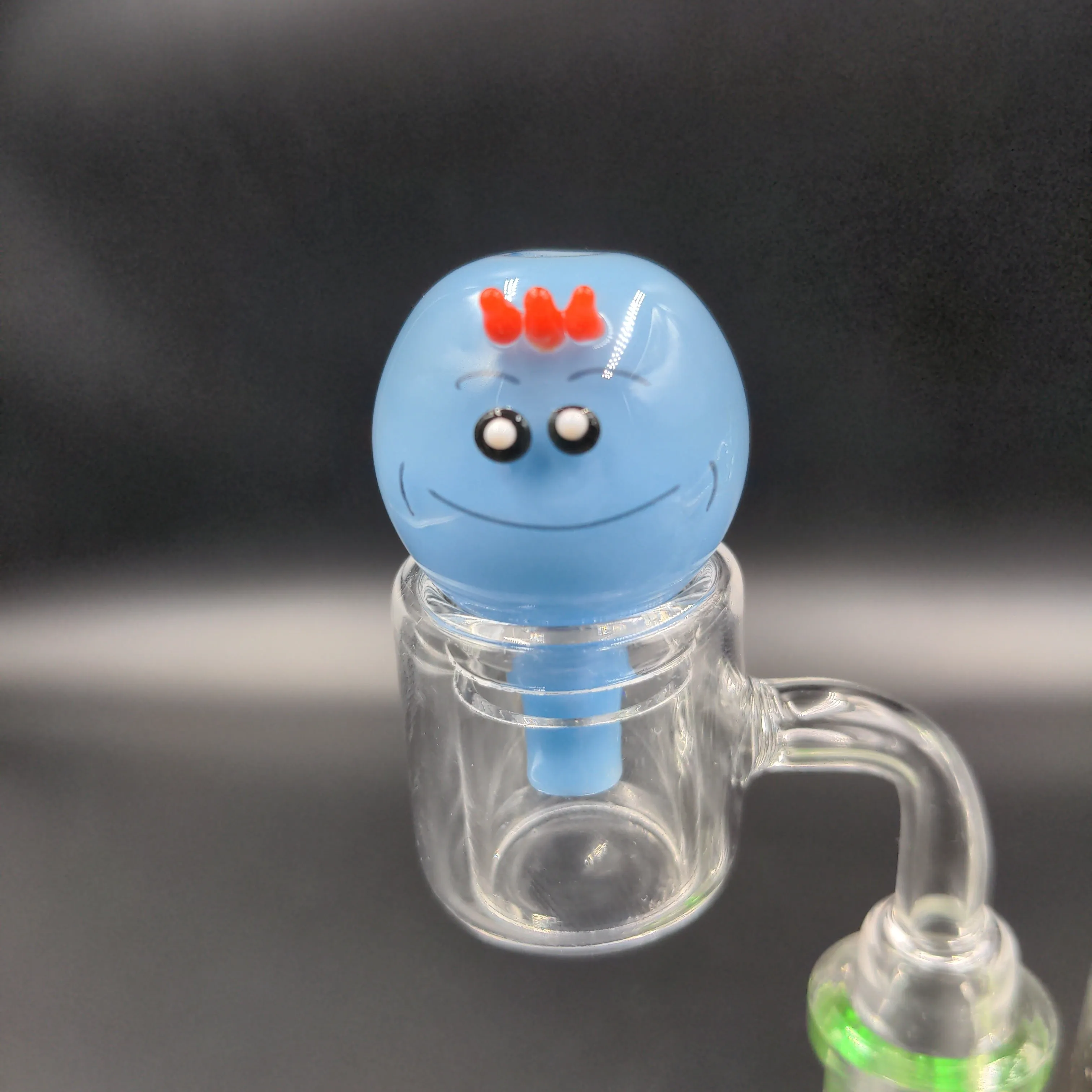 Empire Glassworks Blue Twins Bubble Cap