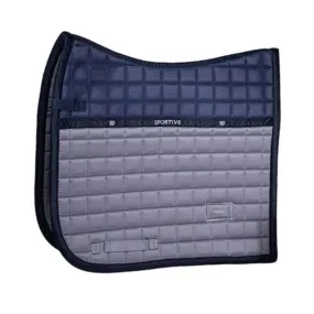 Equestrian Stockholm Dressage Saddle Pad Sportive Blue Ash