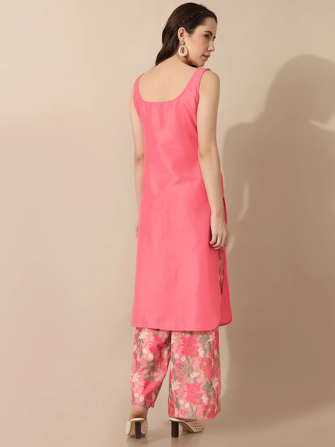 Florette Peach Kurta Set