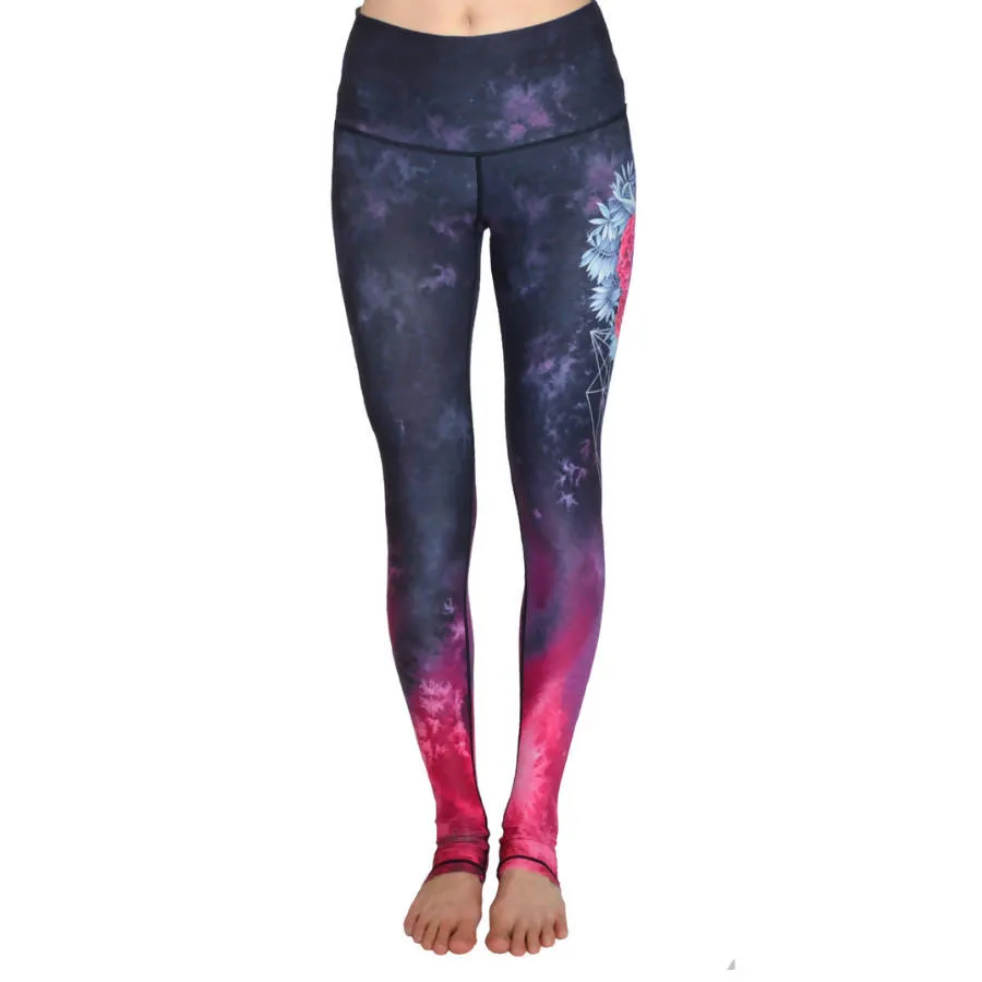 Flower Antlers Yoga Leggings