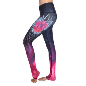 Flower Antlers Yoga Leggings