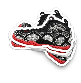 Foamposite "Albino Snake" Sneaker Sticker