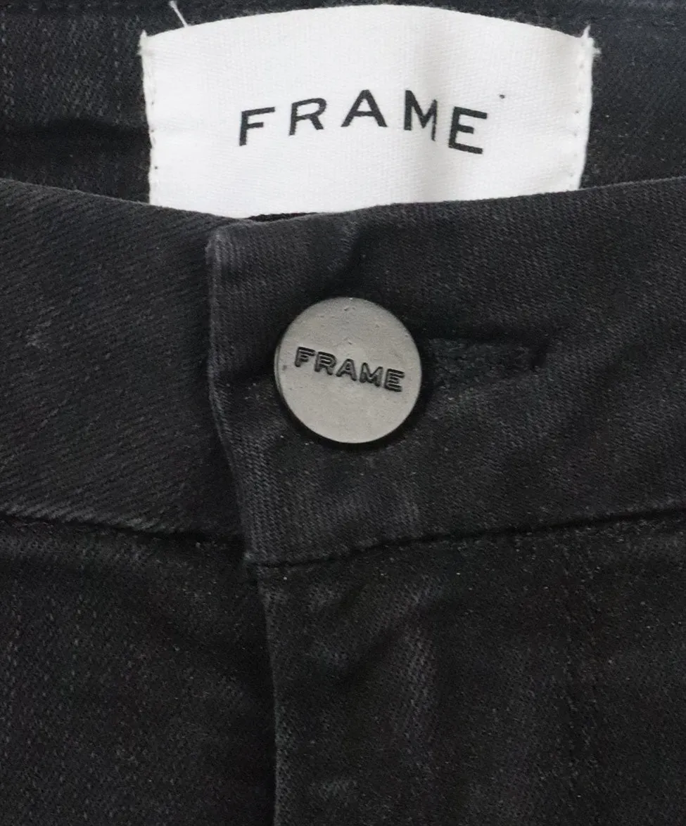 Frame Black Denim Pants sz 12