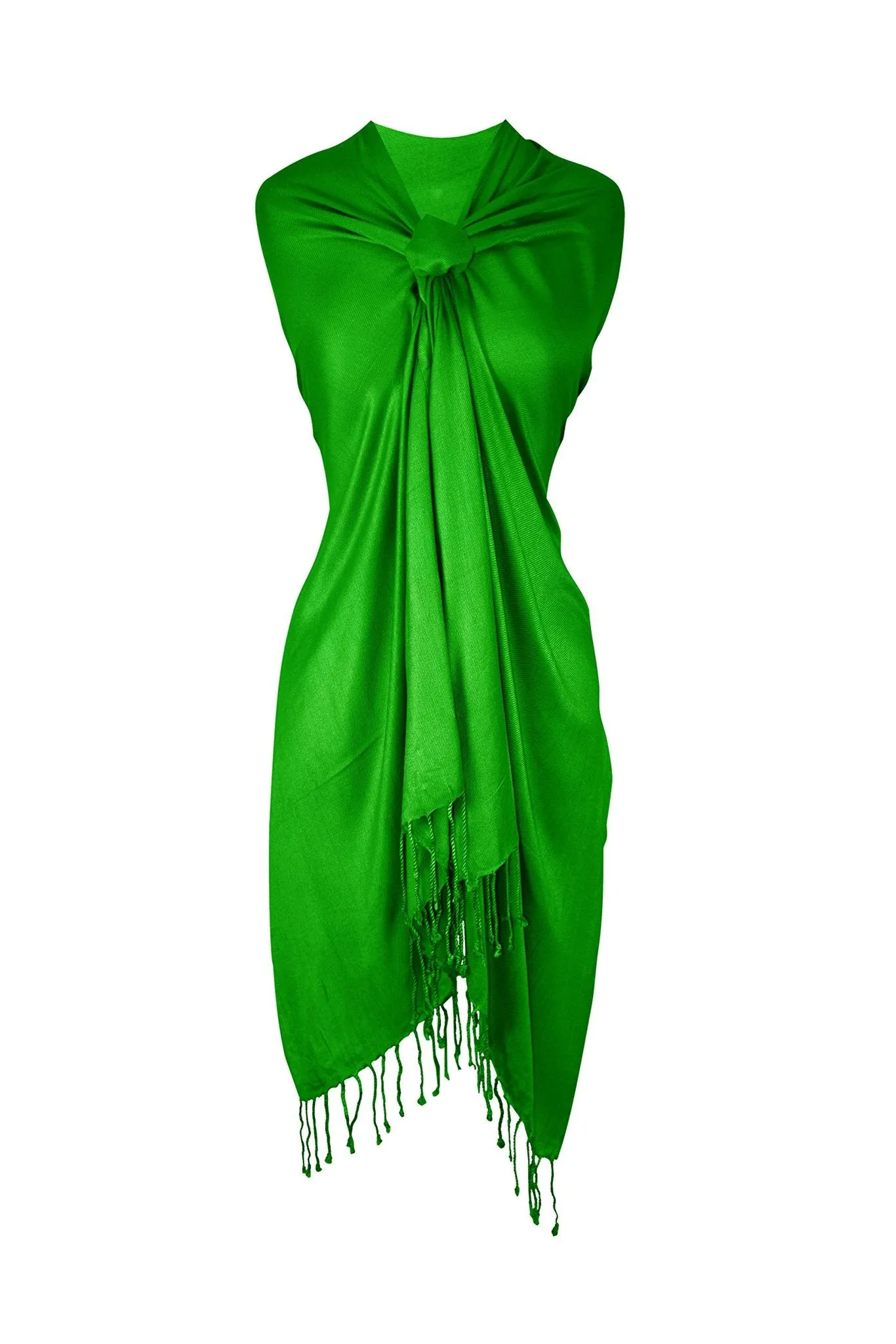 Green Pashmina Shawl Wrap Scarf