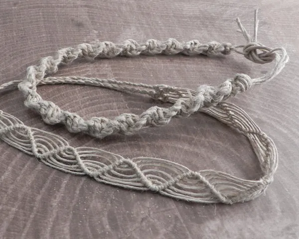 Hemp Cord Wrap Necklace