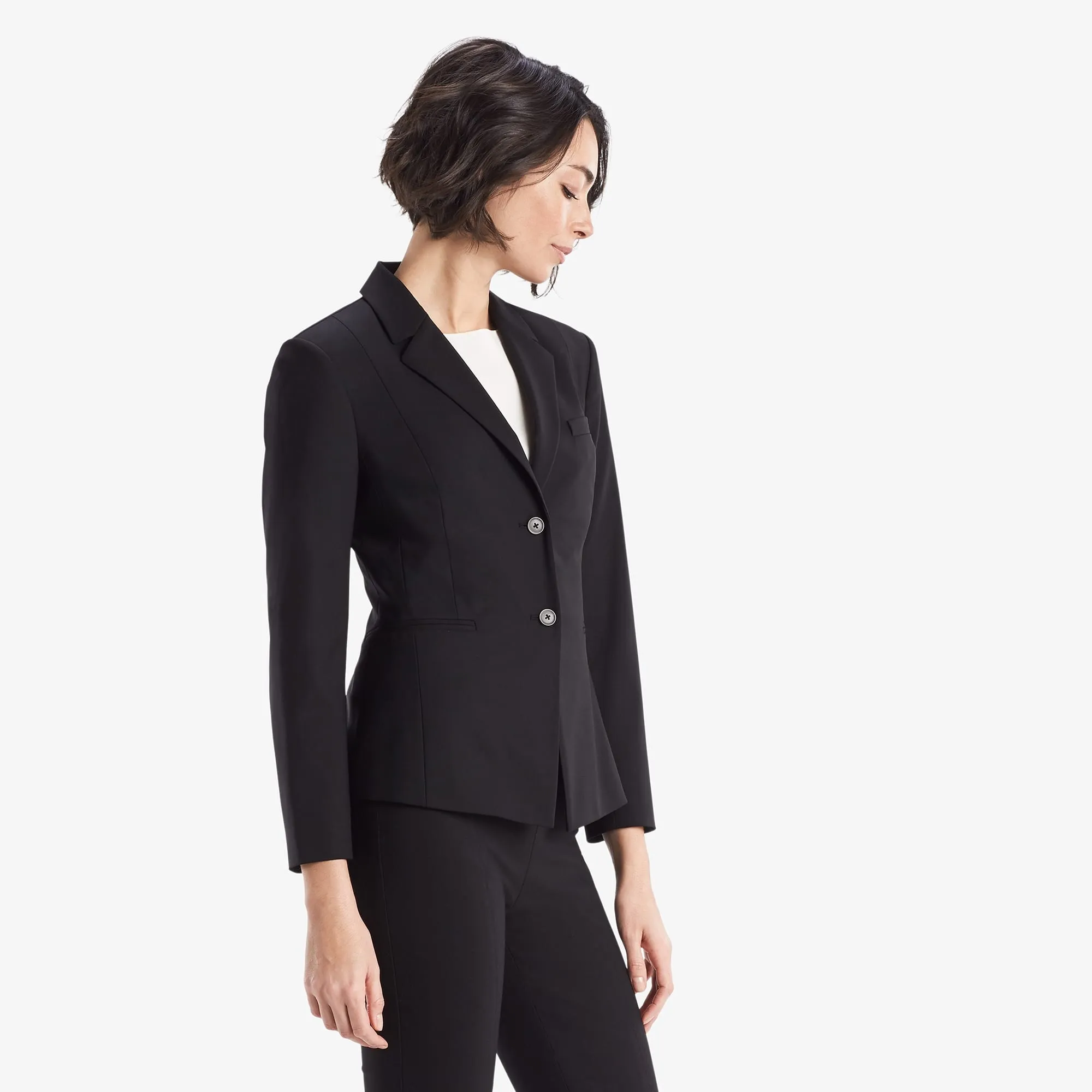 Hoffman Blazer - Tropical Wool Plus :: Black