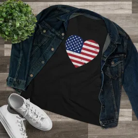 I Heart America, Women's Premium Tee