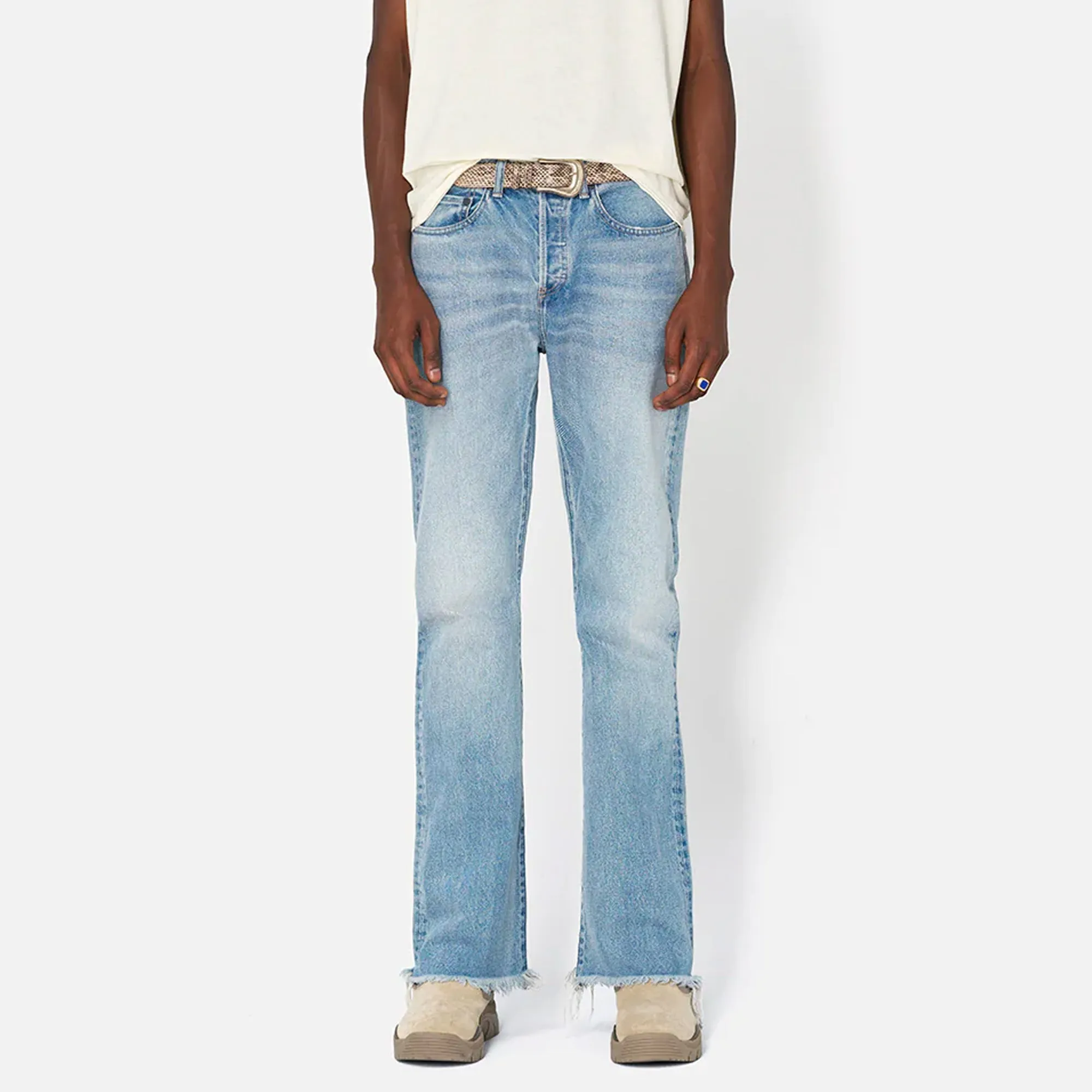 John Elliott Mens Caribou Bootcut Fiona Jeans