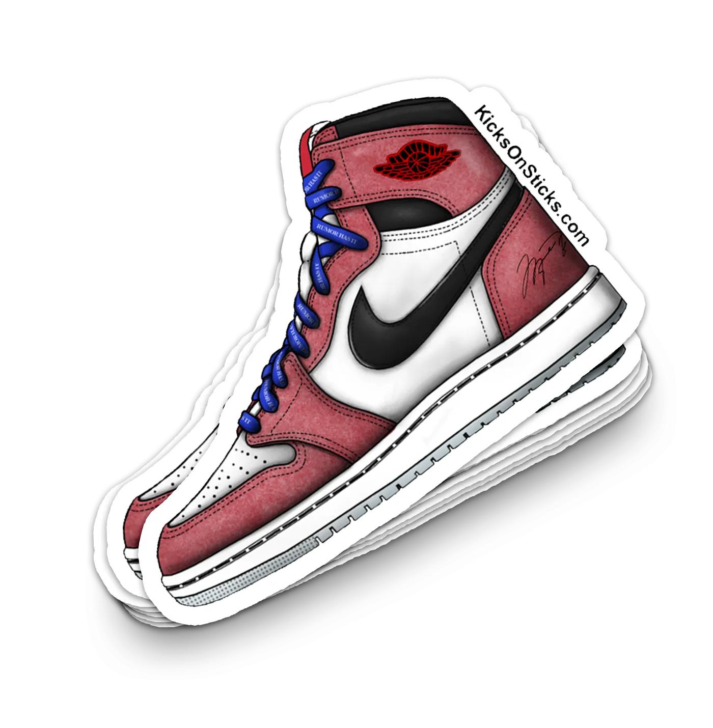 Jordan 1 "Trophy Room FF" Sneaker Sticker