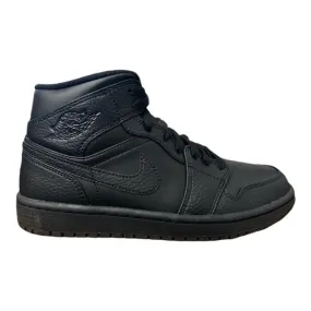 Jordan Air 1 Mid men's sneakers shoe 554724 091 black