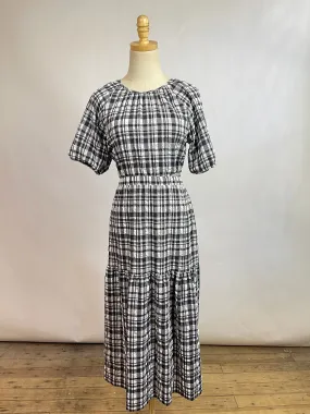 Just Female "Hamilton Cut" Plaid Dress (S)