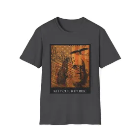 Keep Our Republic-Benjamin Franklin, Men's Lightweight Fashion Tee