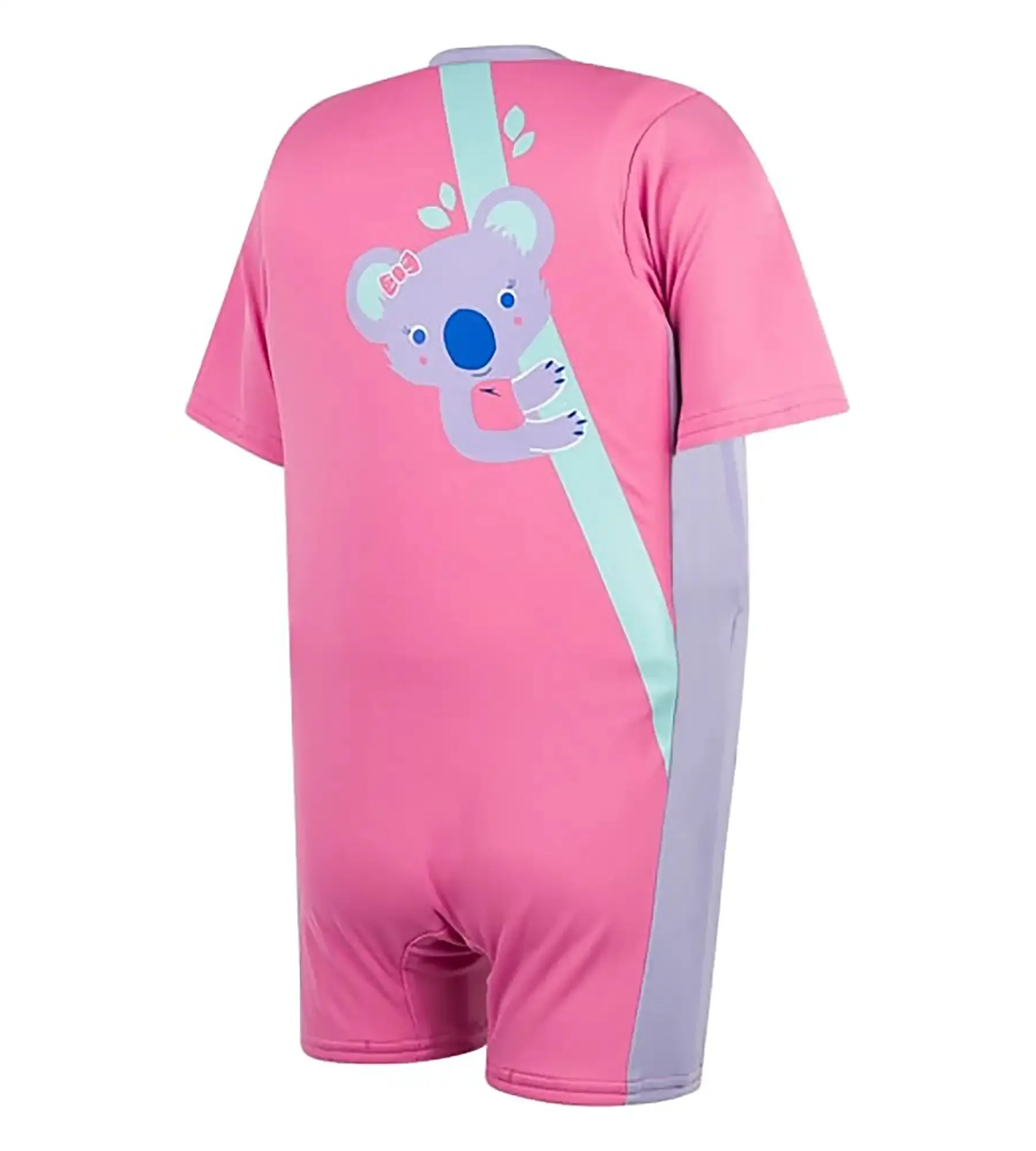 Koala Printed Float Suit Swim Confidence for Tot's - Pink & Purple