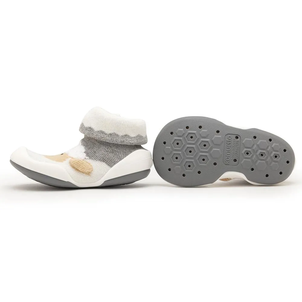 Komuello Baby Shoes - Little Lamb - Heather Grey