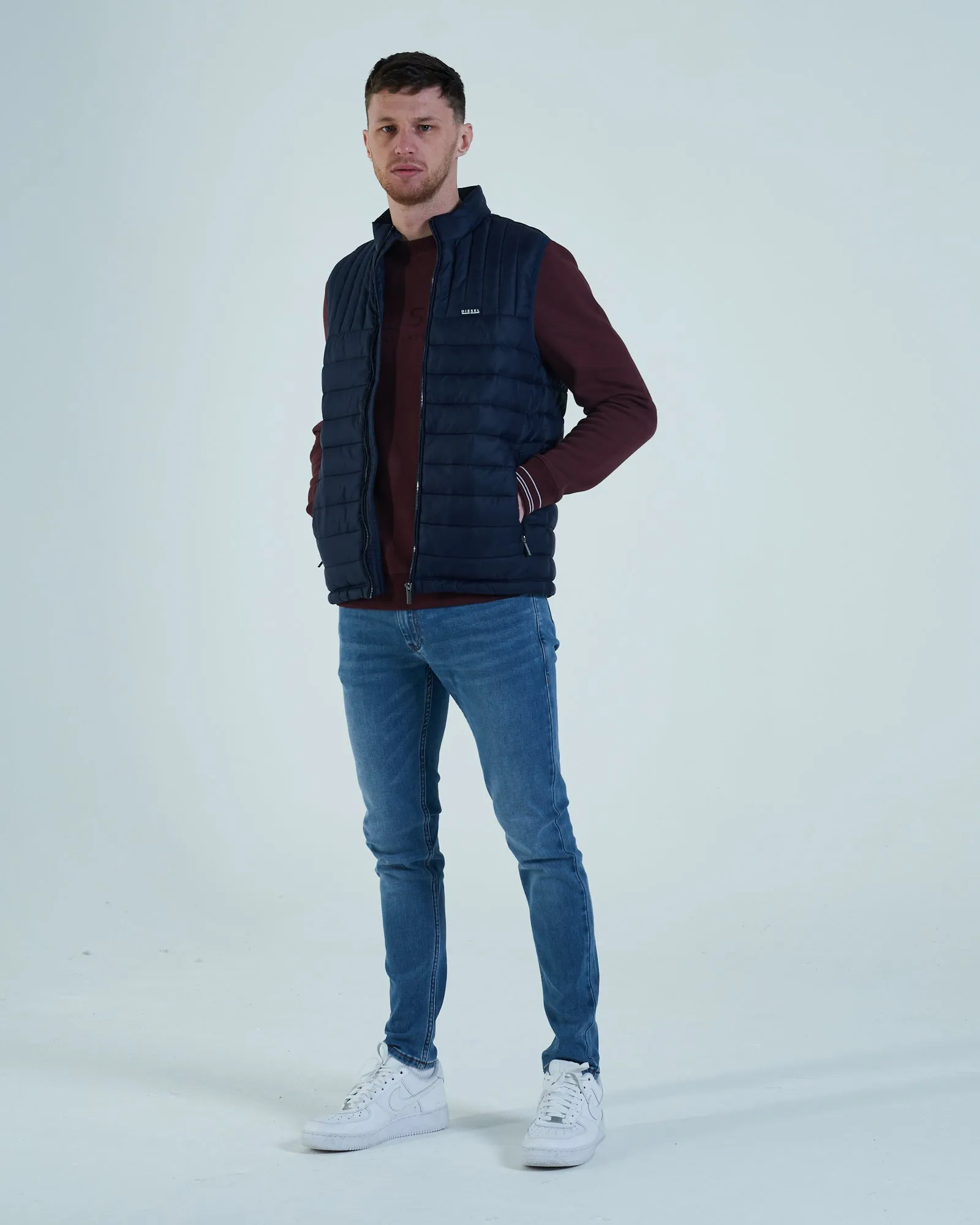 Larson Gilet Navy Blazer