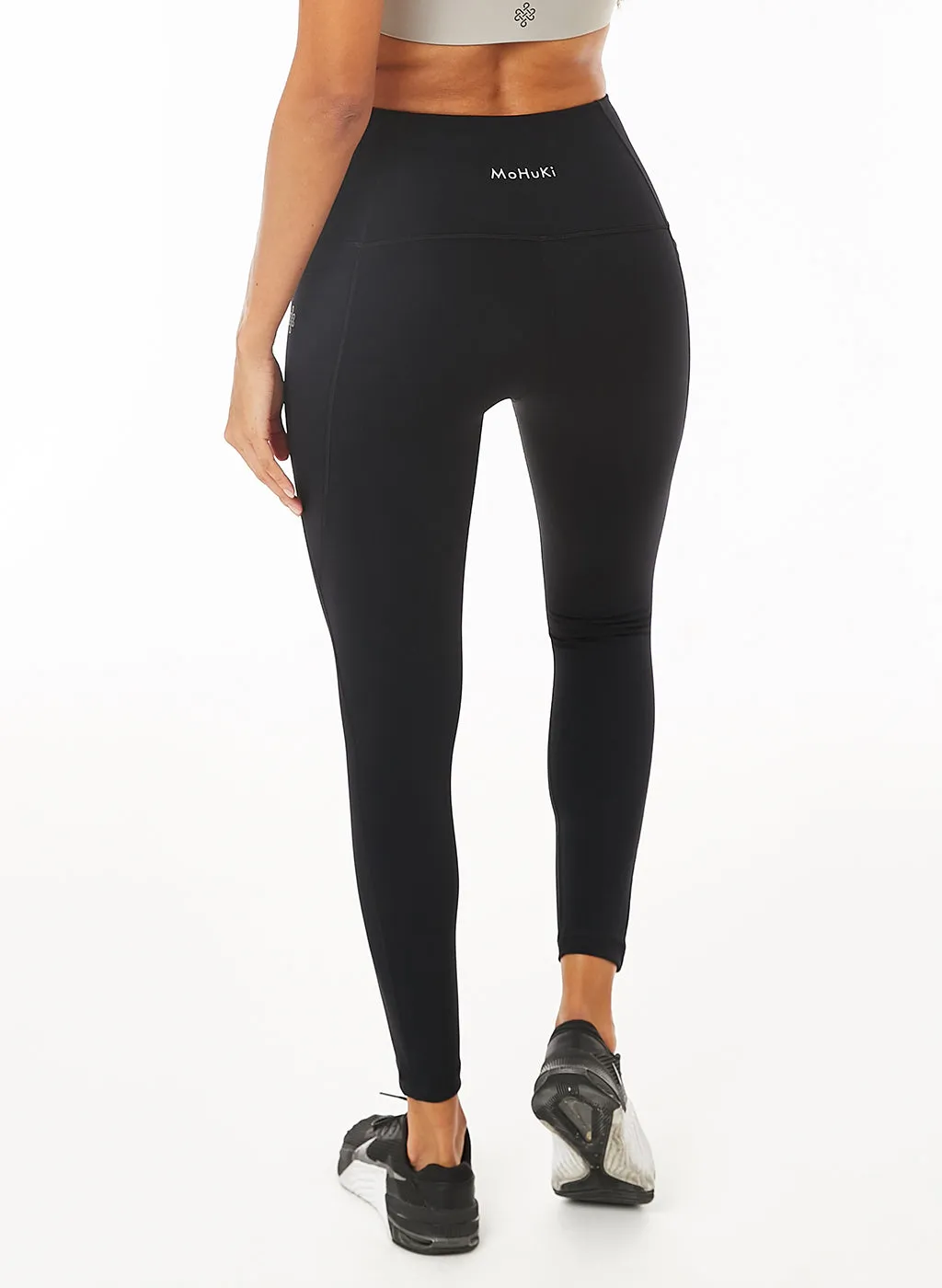 Laura Side Pocket Legging - Black