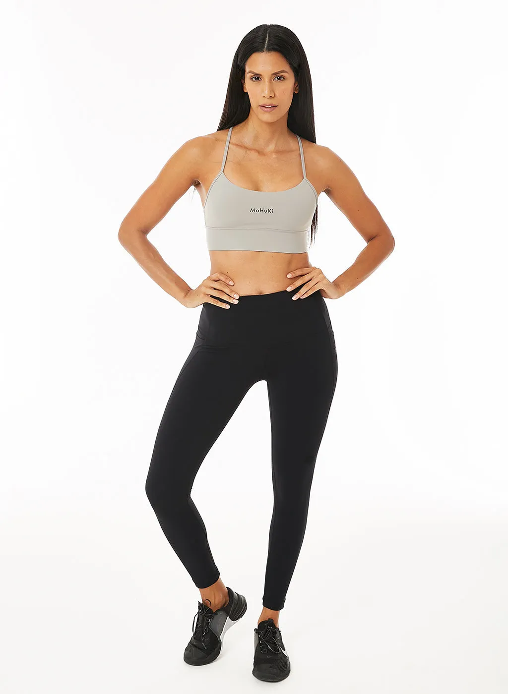 Laura Side Pocket Legging - Black