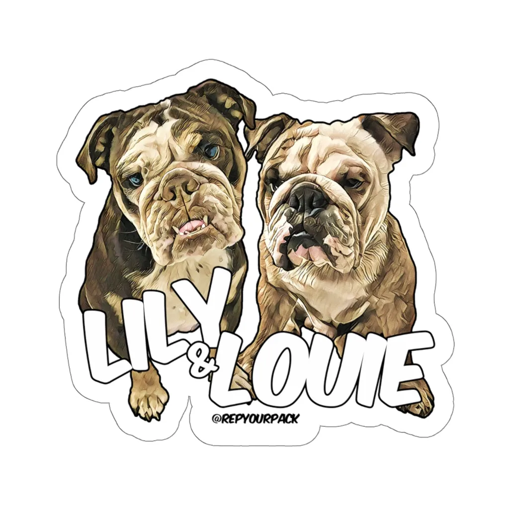 Lily & Louie Stickers