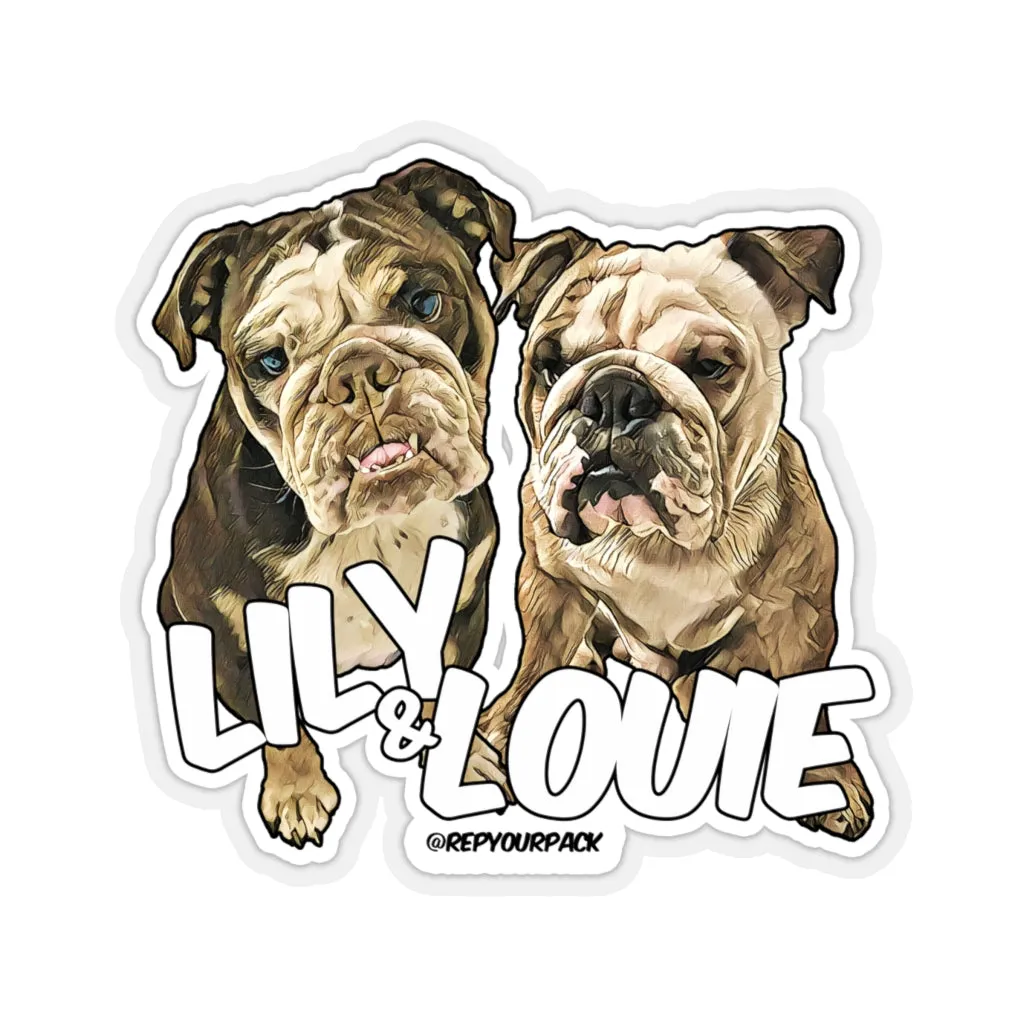 Lily & Louie Stickers