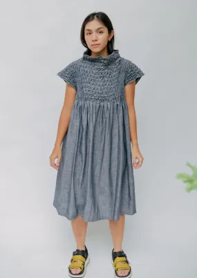 lily dress - blue chambray