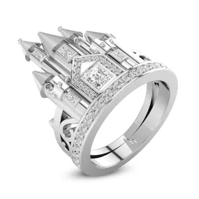 Magical Cinderella Enchanting Fairytale Castle Ring