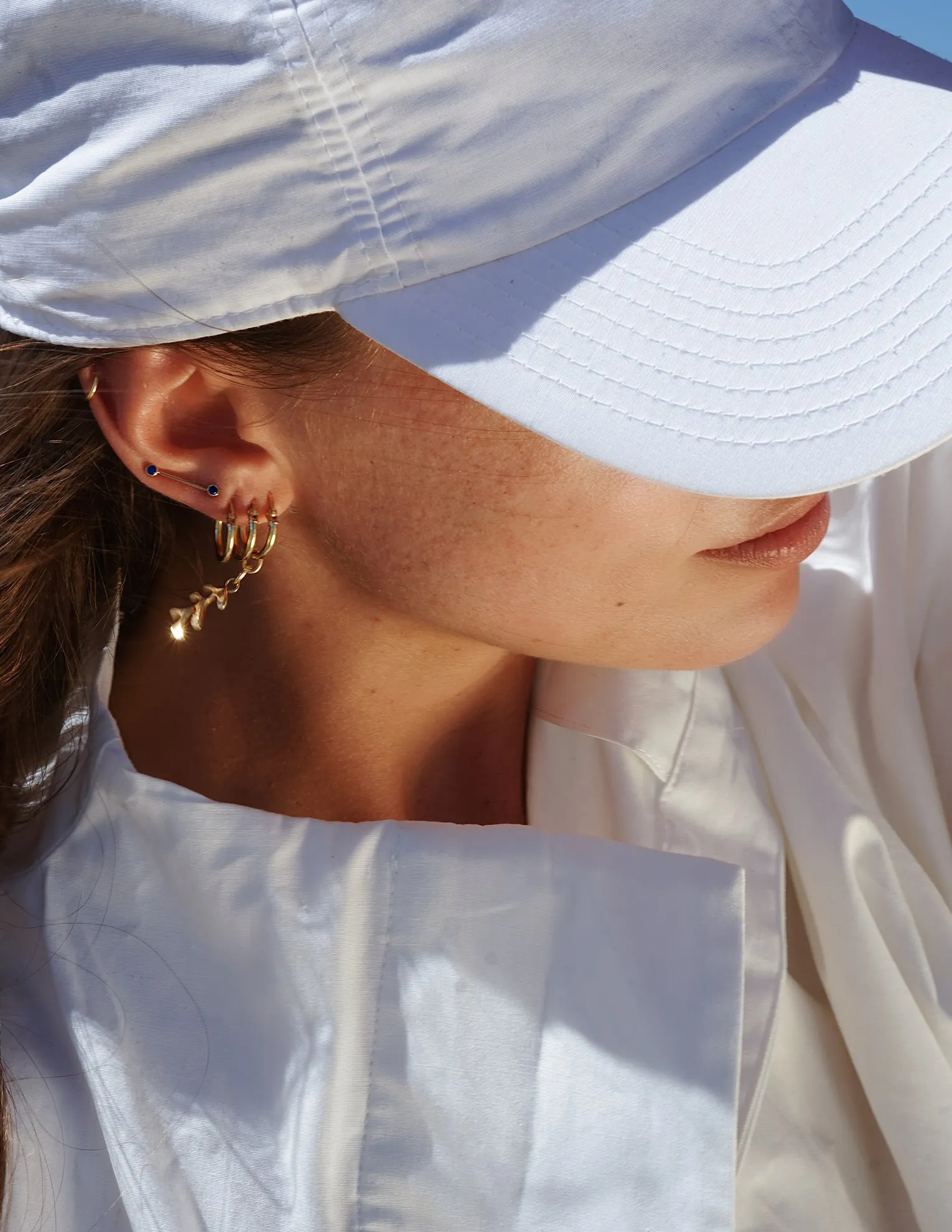 Matisse Leaf Earring <br>Gold Vermeil