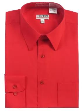 Men's Long Sleeve Shirt, Red