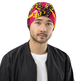 Men's Running Beanie - Golden Chains 001