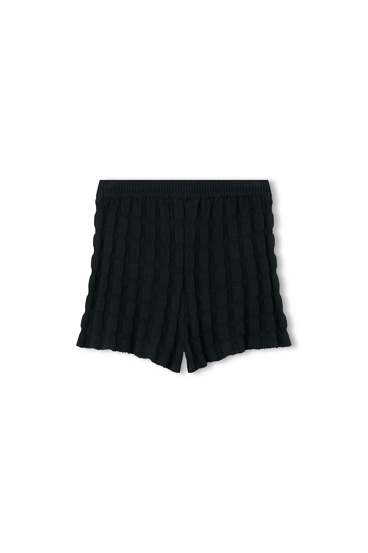 Midnight Textured Knit Short