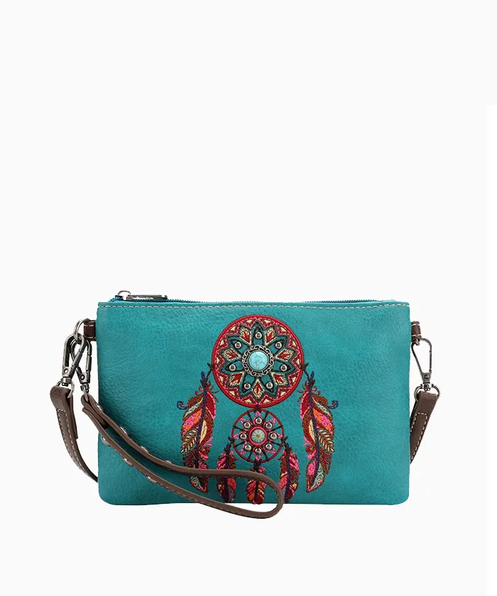 Montana West Dream Catcher Crossbody Clutch