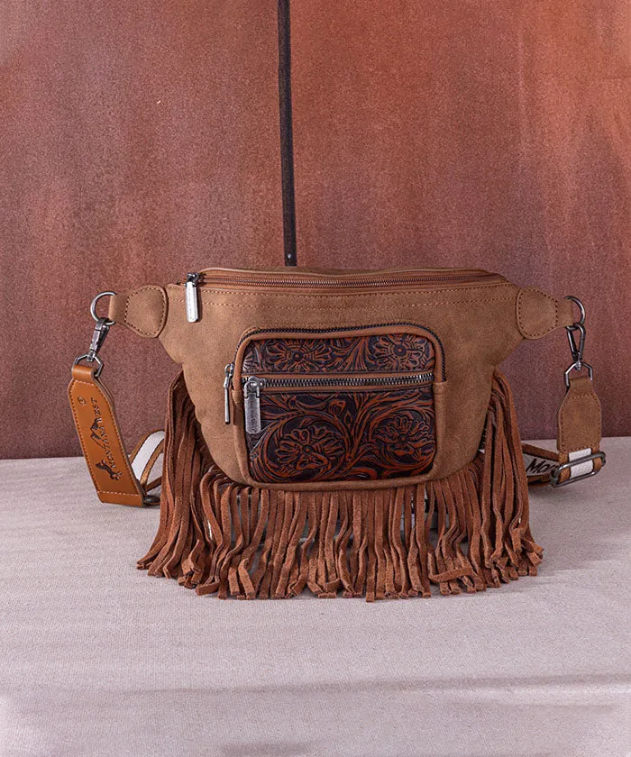 Montana West Fringe Belt Bag