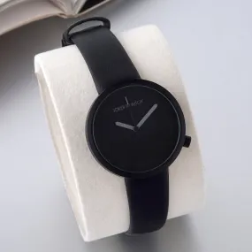 Murdoc All Black Pu Strap Watch