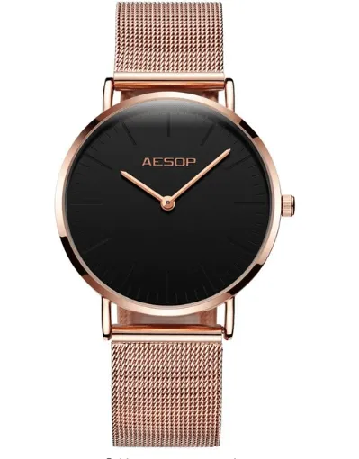 MYRA’S MESH METAL BAND WATCH