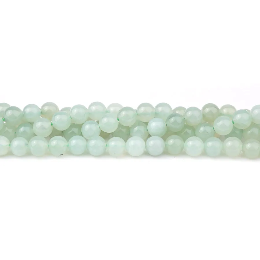 New Jade 6mm Round A Grade - 15-16 Inch