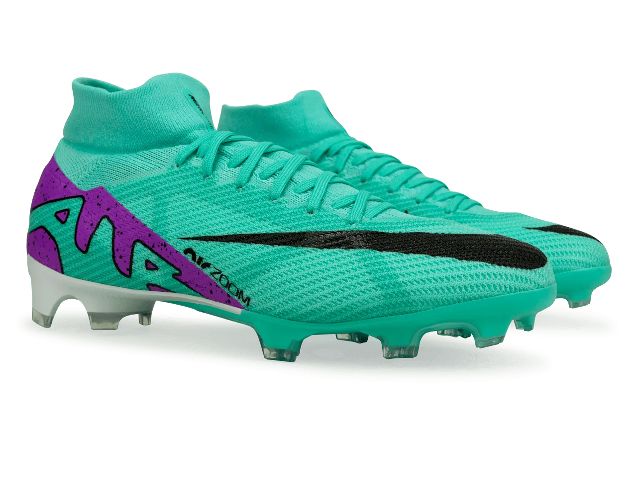 Nike Men's Zoom Mercurial Superfly 9 Pro FG Turquoise/Black/Purple